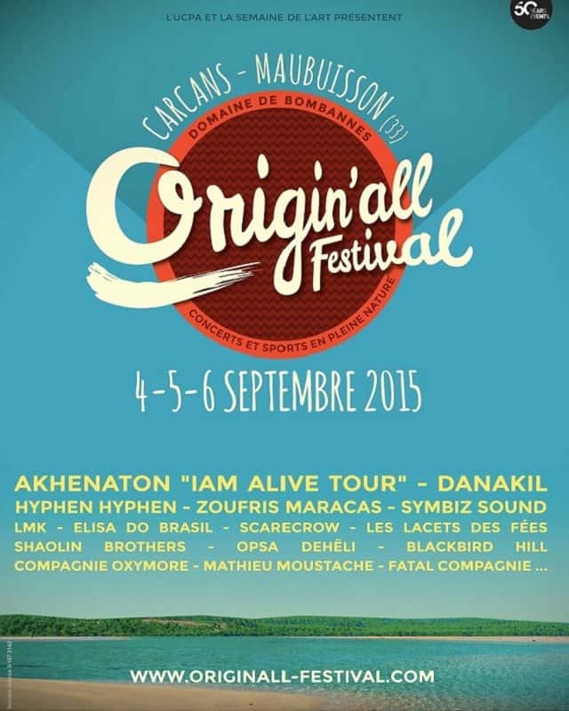 AFFICHE ORIGIN'ALL FESTIVAL 2015