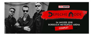 DEPECHE MODE - ARENA BORDEAUX #LIVE REPORT @ DIEGO ON THE ROCKS 4 affiche