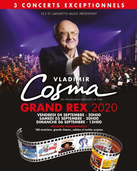 INTERVIEW MANUSCRITE #65 - VLADIMIR COSMA @ DIEGO ON THE ROCKS 2 Affiche Cosma sans logo