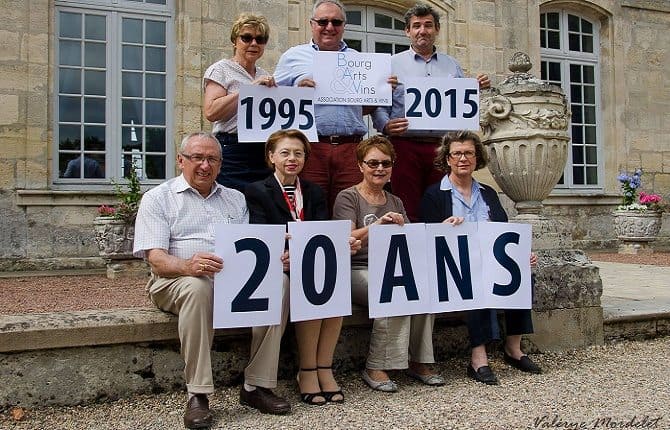 20 ANS ASSOCIATION BOURG ARTS ET VINS 1995 2015