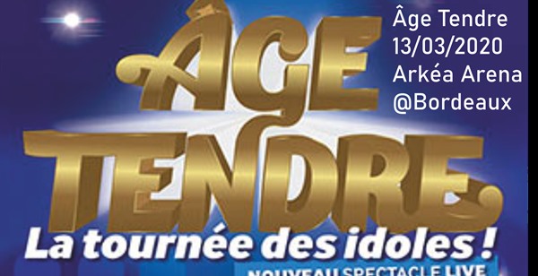 LA PLAYLIST VIDÉOS SPÉCIALE TOURNÉE ÂGE TENDRE 2020 ! 1 AGETENDRELA