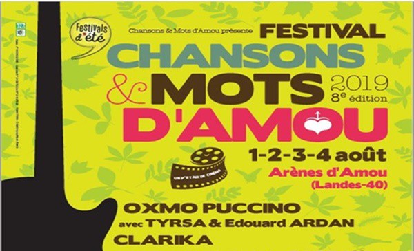 LA PLAYLIST VIDEOS DU FESTIVAL CHANSONS & MOTS D'AMOU 2019 1 mots damou 2019