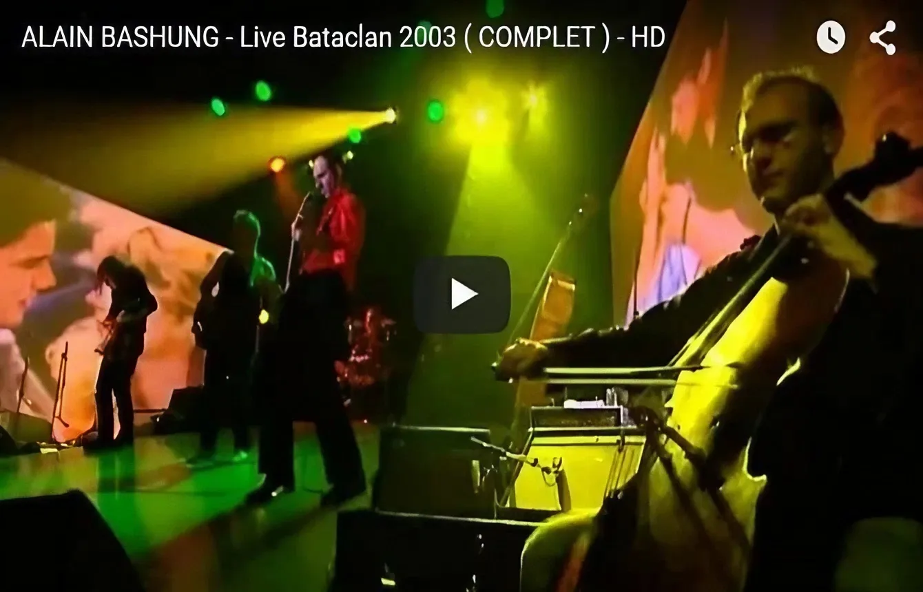 ALAIN BASHUNG - LIVE AU BATACLAN (2003) 1 BASHUNG AU BATACLAN 2003