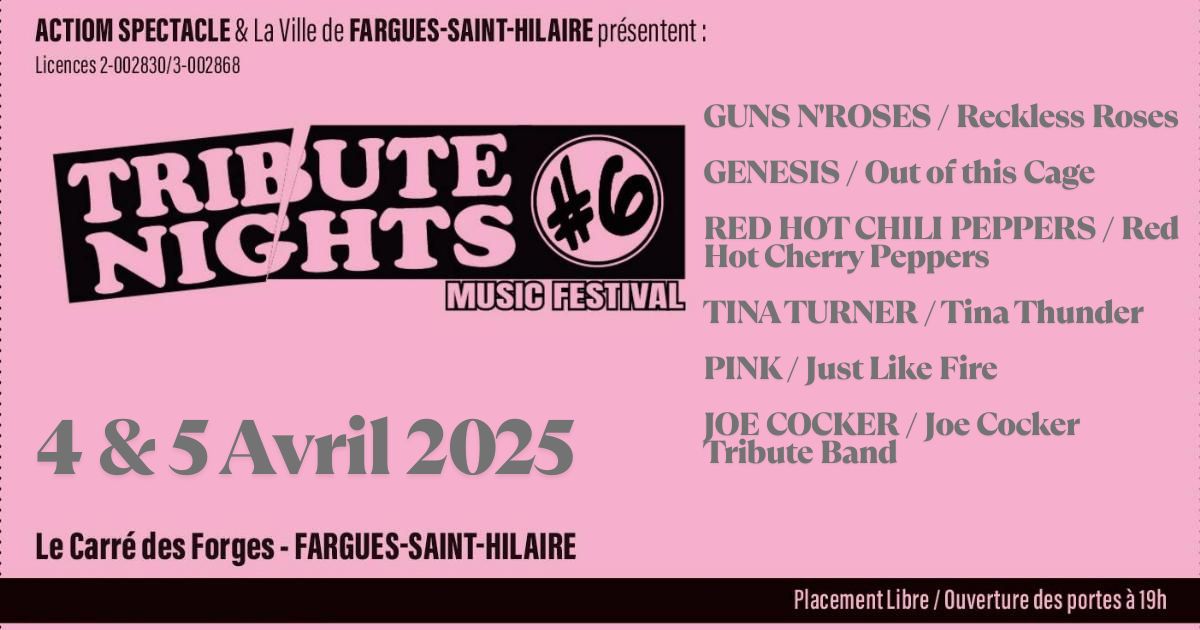 tribute nights 2025 playlist