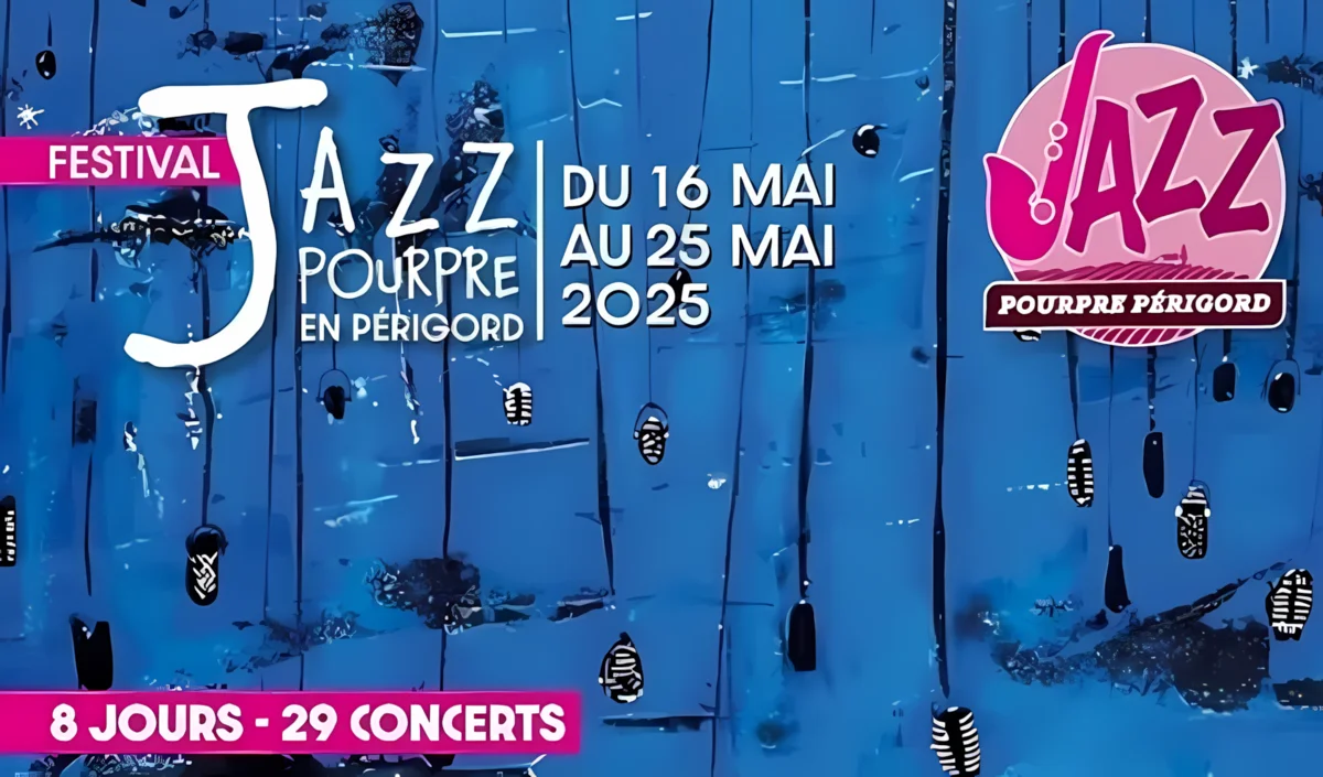 Festival JAZZ POURPRE PÉRIGORD 2025 - 16 > 25 mai 2025 - Bergeracois 7 jazz pourpre 2025 bis2