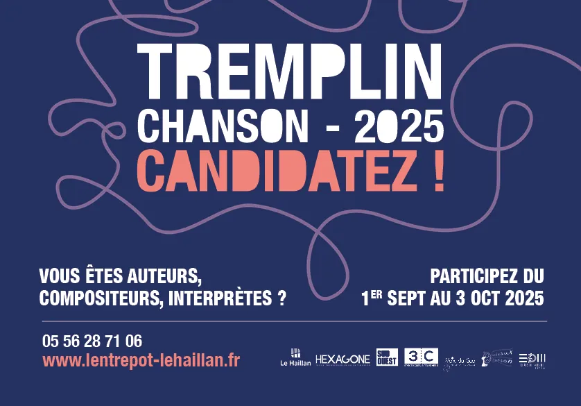 Tremplin Chanson de L’Entrepôt #7 > Candidatez ! 7 candidatez tremplin2025