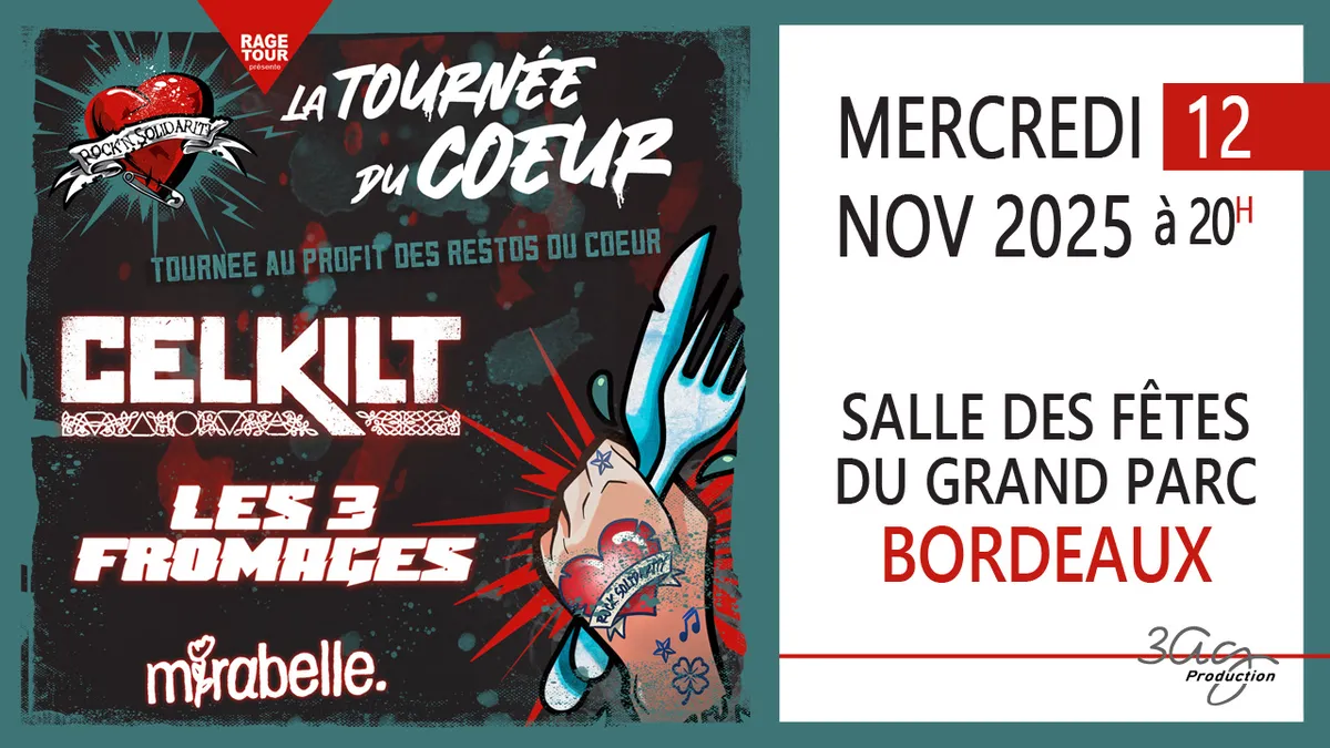 LA TOURNÉE DU COEUR - 12 novembre 2025 - Salle des fêtes du grand parc Bordeaux 8 tournee du