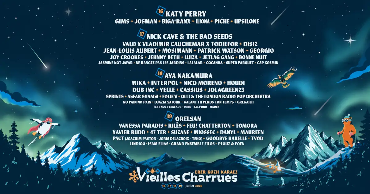 Playlist Vidéos FESTIVAL LES VIEILLES CHARRUES 2026 1 playlist vieilles charrues 2026
