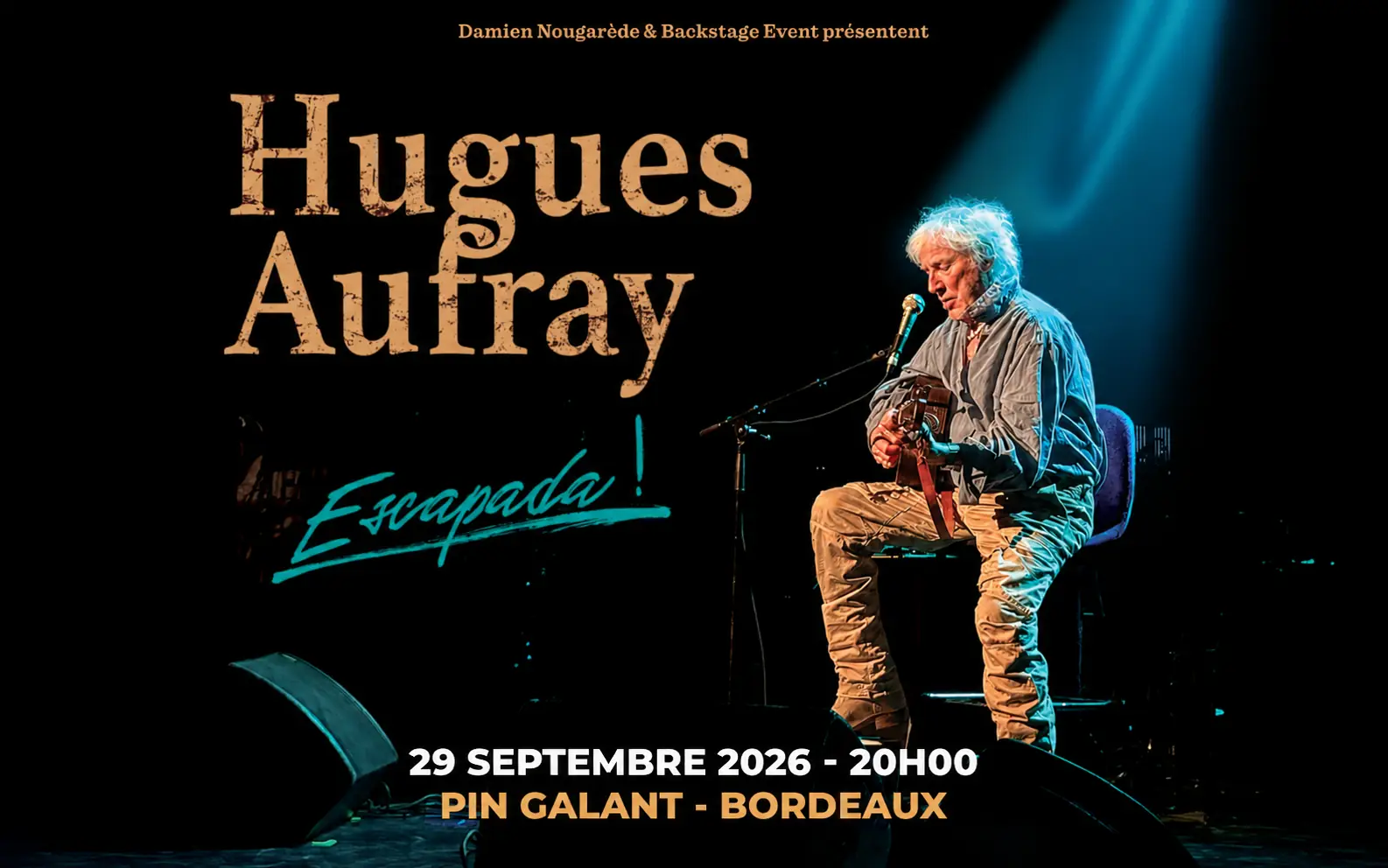 HUGUES AUFRAY - 29 septembre 2026 - Le Pin Galant - Mérignac 7 hugues aufray